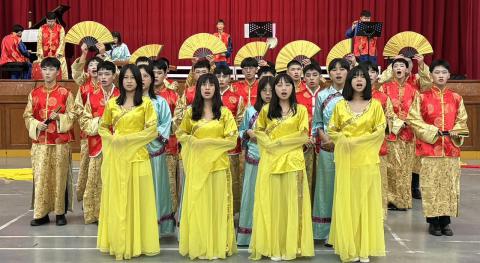 賀！本校參加113年度第10屆全國高級中等學校古詩詞曲文吟唱比賽榮獲全國第一。